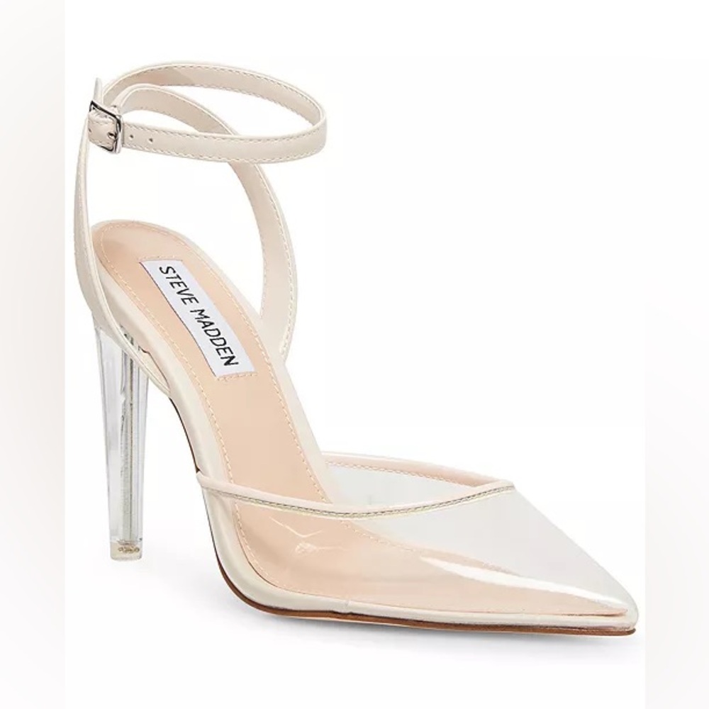 Steve Madden Alessi Vinyl Two-Piece Pumps